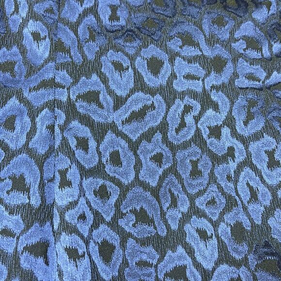 Talbot Runhof royal blue leopard print dress, US14 - Picture 9 of 11